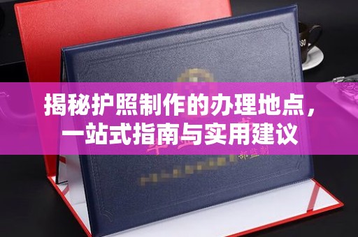 岱岳揭秘护照制作的办理地点，一站式指南与实用建议