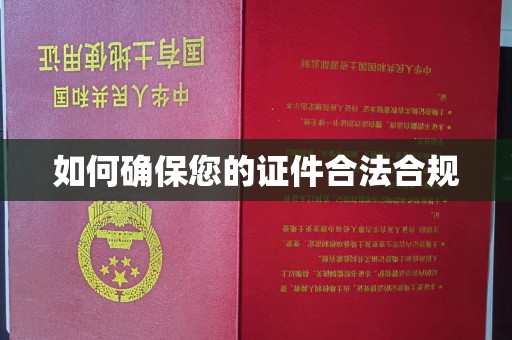 岱岳如何确保您的证件合法合规
