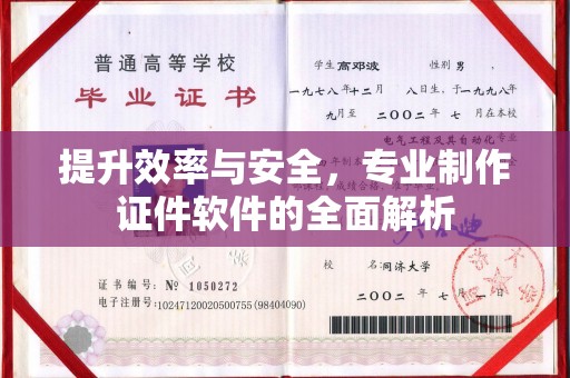 岱岳提升效率与安全，专业制作证件软件的全面解析