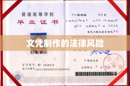 岱岳文凭制作的法律风险