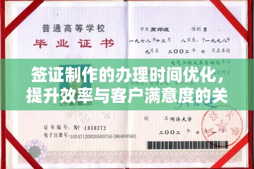 岱岳签证制作的办理时间优化，提升效率与客户满意度的关键