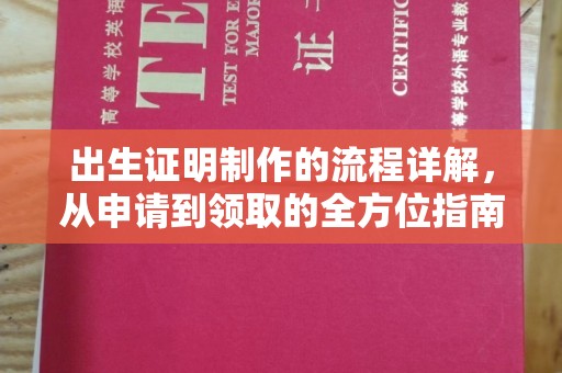 岱岳出生证明制作的流程详解，从申请到领取的全方位指南