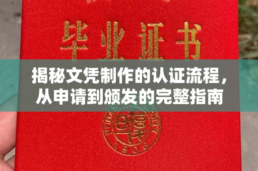岱岳揭秘文凭制作的认证流程，从申请到颁发的完整指南