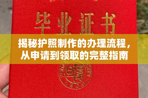 岱岳揭秘护照制作的办理流程，从申请到领取的完整指南