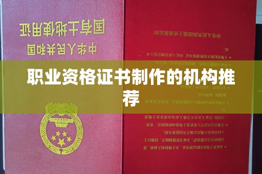 岱岳职业资格证书制作的机构推荐