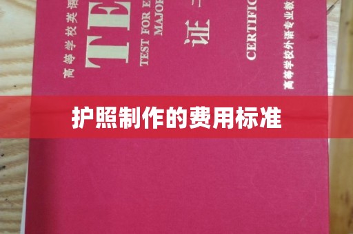 岱岳护照制作的费用标准