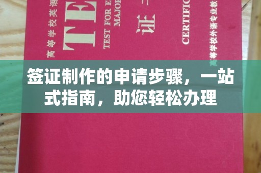 岱岳签证制作的申请步骤，一站式指南，助您轻松办理