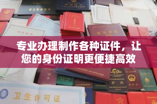 岱岳专业办理制作各种证件，让您的身份证明更便捷高效